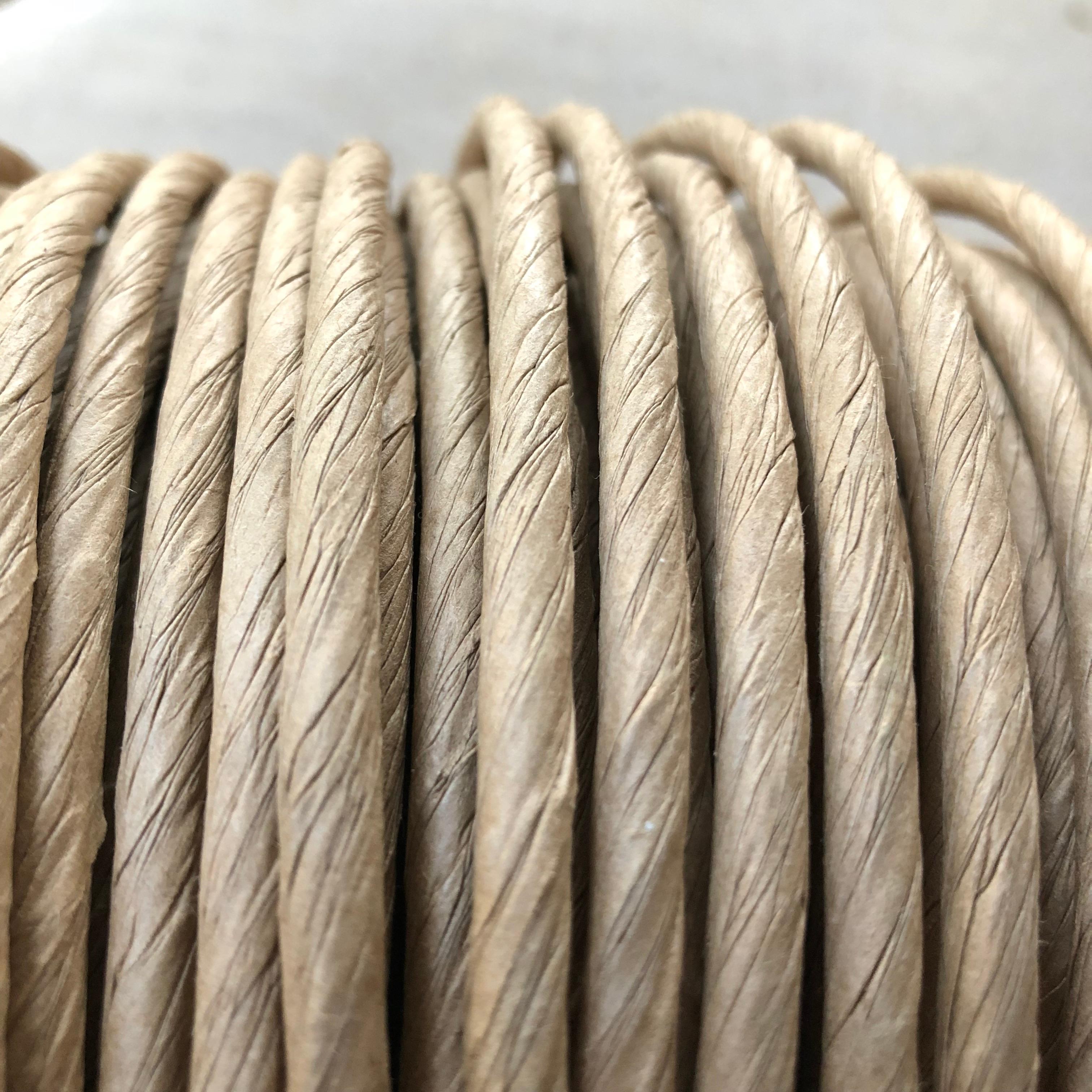 brown paper cord for world's largest paper ball
