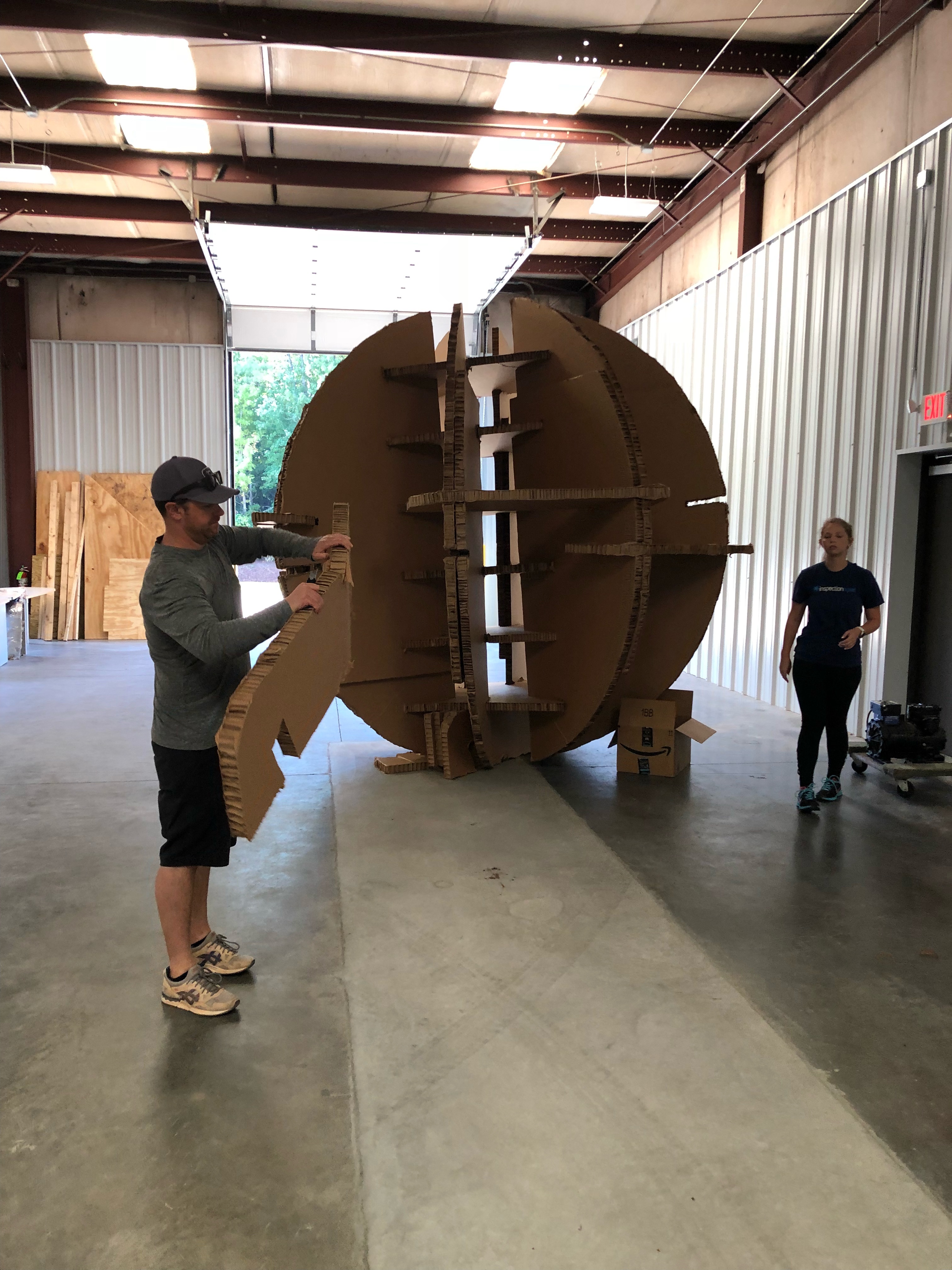 Building the World's Largest Paper Ball for IMTS 2018 in Chicago