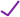 purple check mark